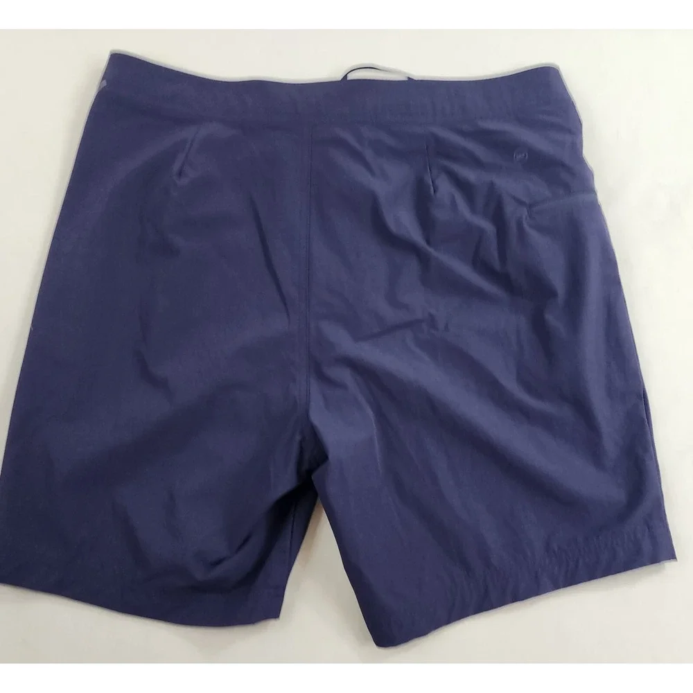 Vineyard Vines Performance VV98 swim trunks shorts W 32 navy pocket zip $98 mens